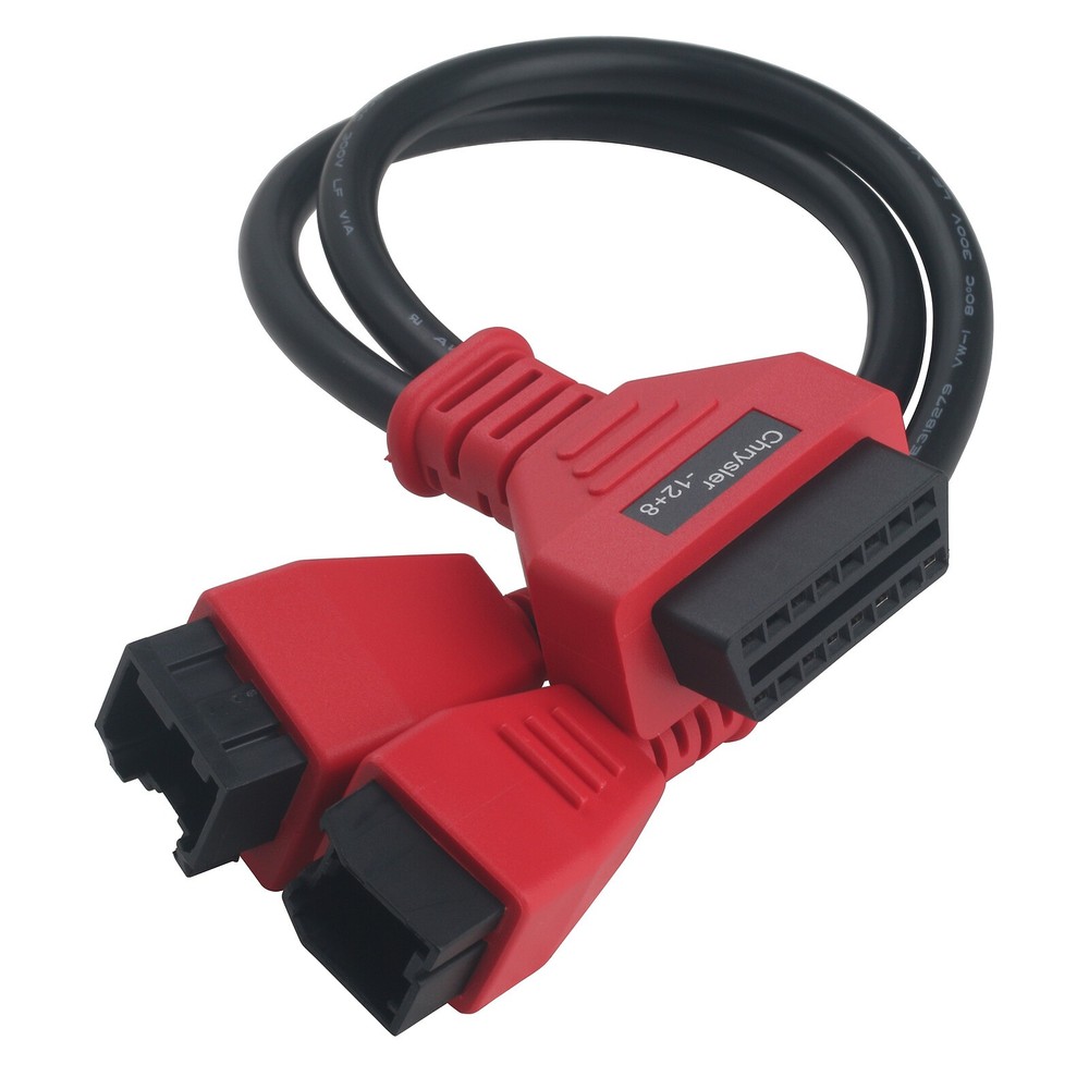 12+8Pin Programming Connector Cable Adaptor For Chrysler Autel Maxisys MSCHRY128