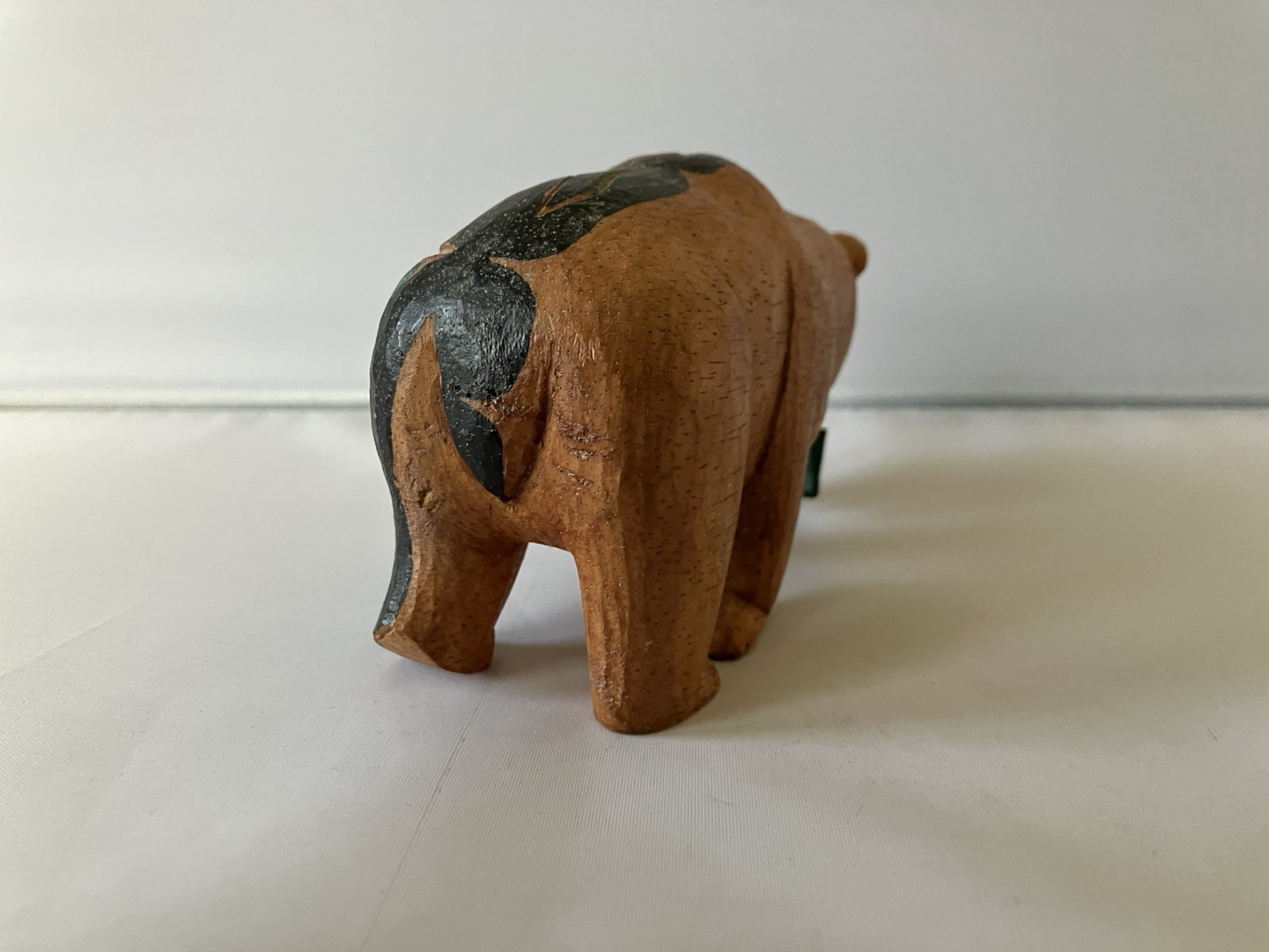 Pacific Northwest Salish Bear with Fish Carving First Nation Tribal Art