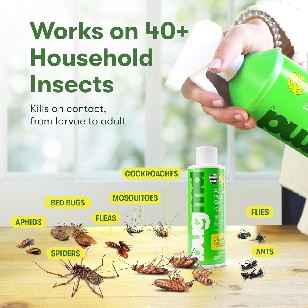 BugMD Pest Control Essential Oil Concentrate 3.7 oz Plant Powered Bug Spray