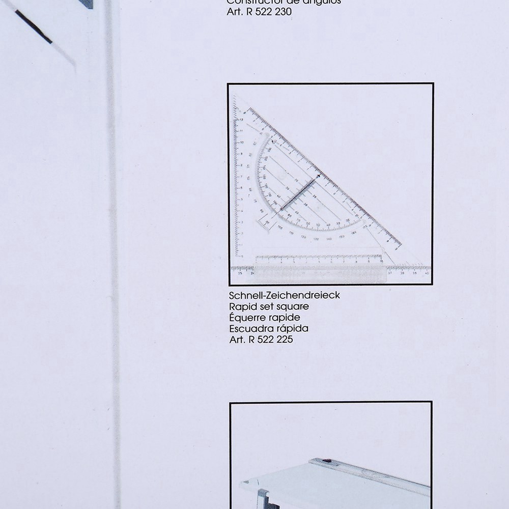 Multifunctional A3 Drawing Board Table With Adjustable Angle Rulers