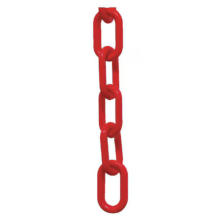 Plastic Chain, Red, 25 Ft Length, Gloss, 30005-25