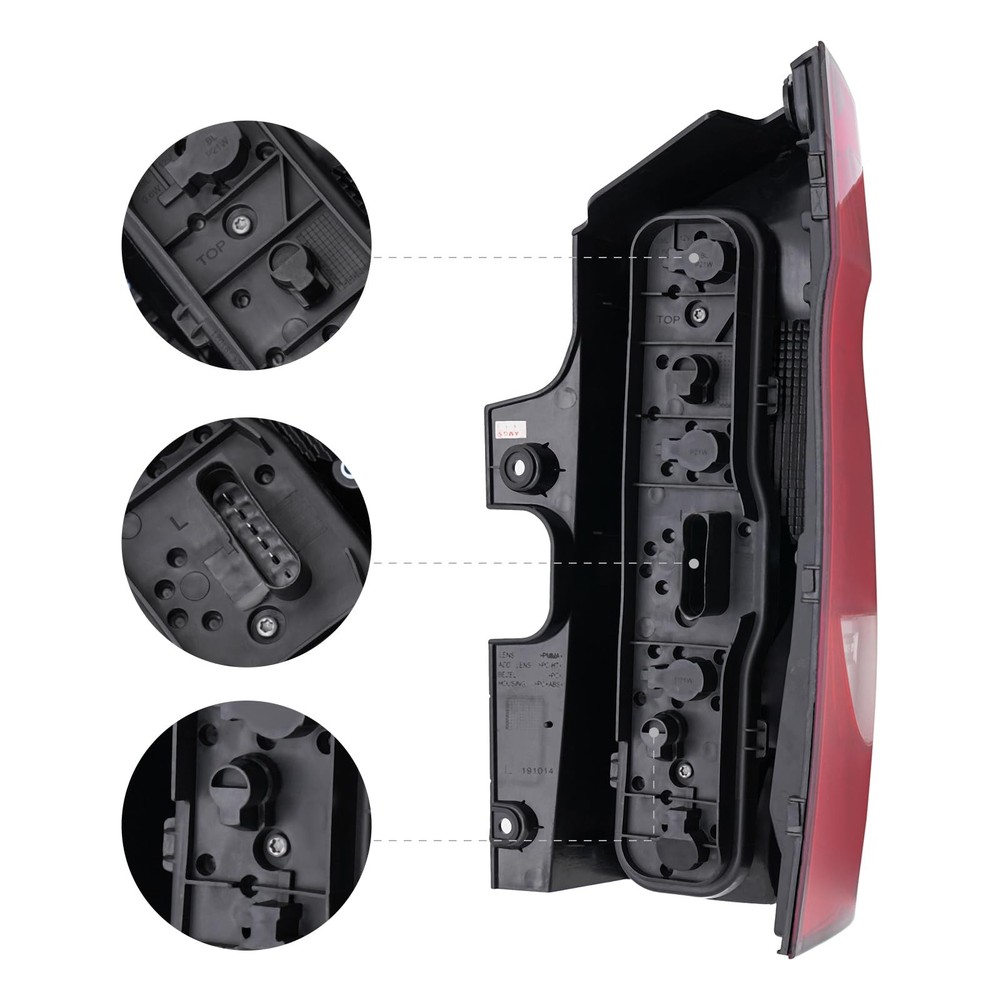 Rear Tail Light Halogen Left Driver Side for Metris 2016-2019