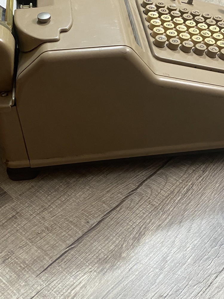 Vintage ncr adding machine 154-2-77x