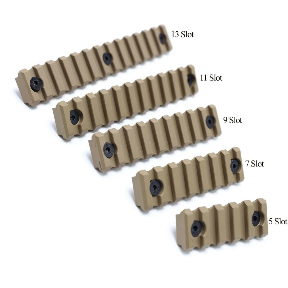 21mm Picatinny Rail Section Tan for Both KM Sytle / MloC Style