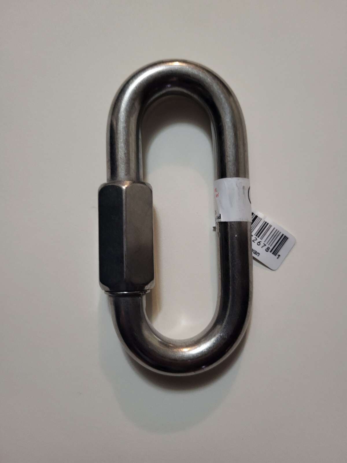 Stainless steel quick link 316 1/2" (12mm) 5000SWL marine grade.