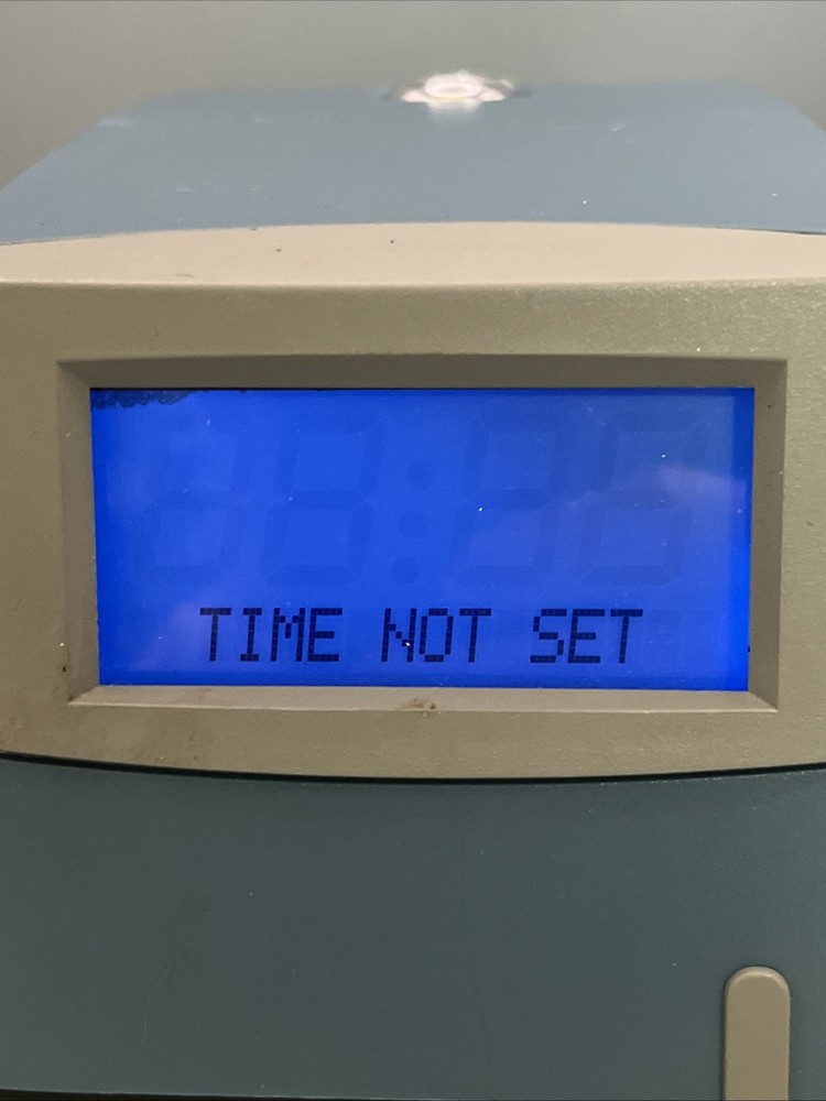 Pyramid 3500 Employee Time Clock w/ Power Adapter No Key