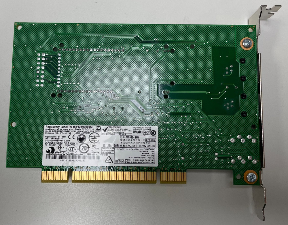 MultiTech MT9234ZPX-UPCI PCI 56K V.92 Data Fax Modem