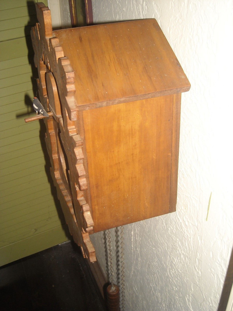 Sessions electric cuckoo clock case used