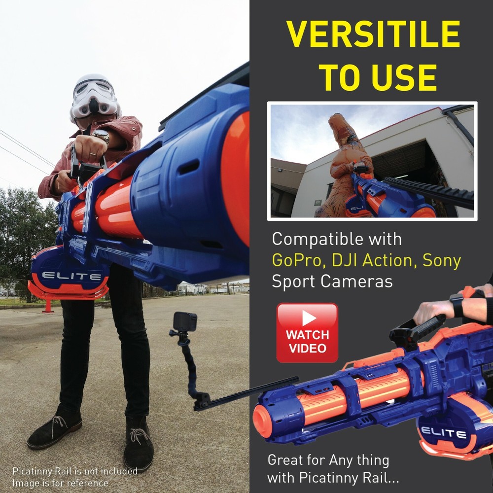 Stinger Python Camera Arm with GoPro Mount Compatible with Gopro, Action Camera