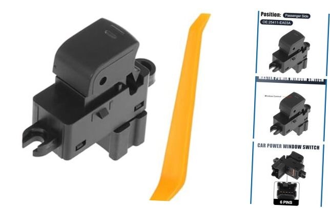 Rear Left Right Side Power Window Switch No.25411-EA03A with Tool Window