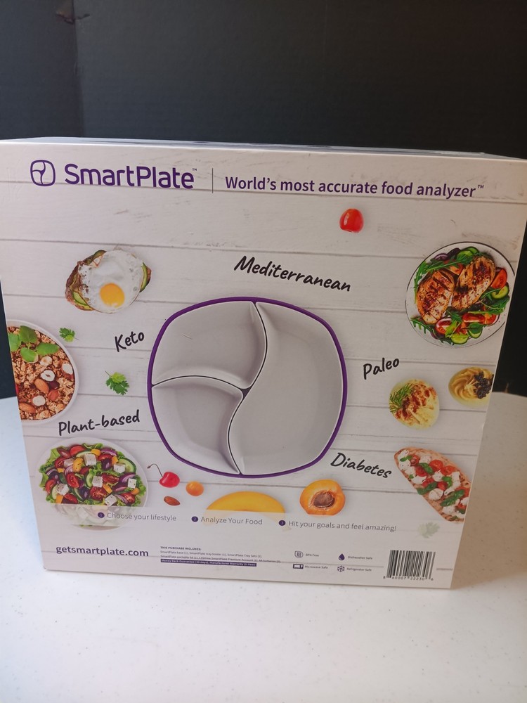 SmartPlate Portion Control Scale Plate Set (New In Box)