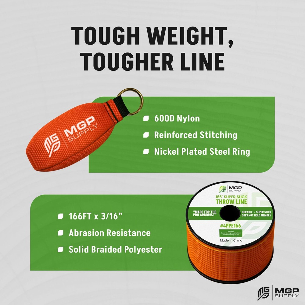 MGP SUPPLY Arborist Throw Line Cube Bag | Durable & Collapsible Storage Cube ...