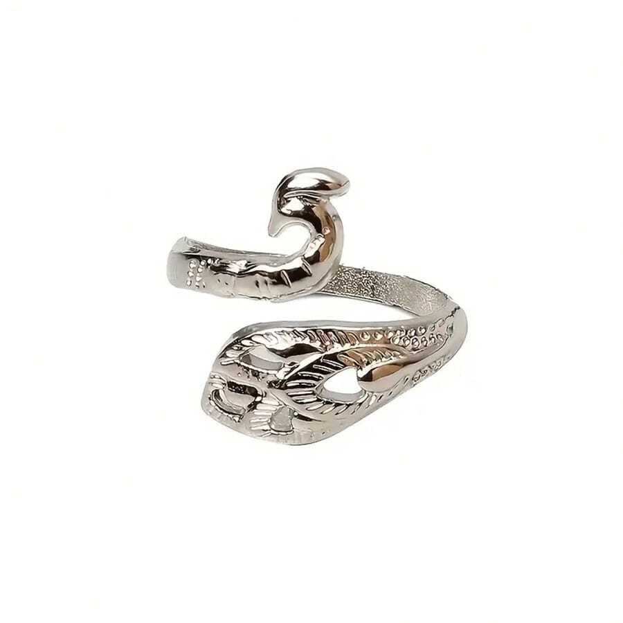 1pc Adjustable Crochet Ring Open Ring Yarn Guide Accessory Knitting Loop Ring