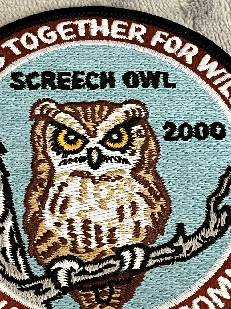 2000 PENNSYLVANIA GAME COMMISSION PATCH “SCREECH OWL” 4” Diameter