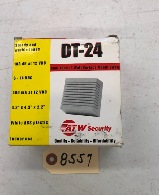 ATW Security DT-24 Dual Tone 15 watt Surface Mount Siren