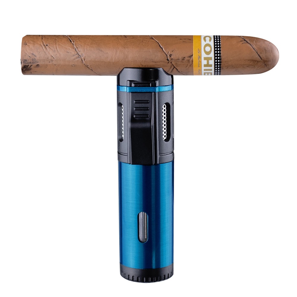 2 Pack Torch Lighter Triple 3 Jet Flame Refillable Butane Windproof Lighter