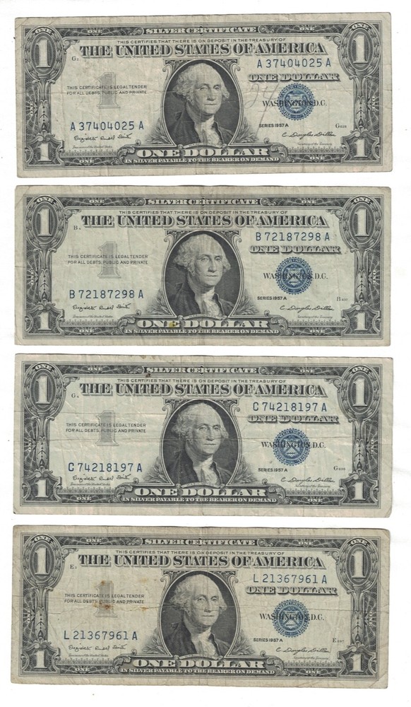 1957 A $1 ONE DOLLAR CERTIFICATE FR.1620