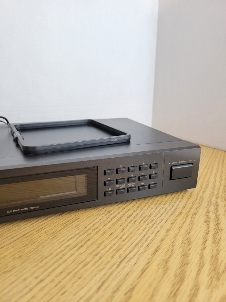 JVC AM FM Tuner FX-97BK Stereo Computer Controller LCD Multi Mode Display