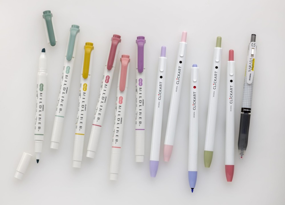 Zebra Pen - Premium 12-Pack Journaling Set - 1 Count (Pack of 12), Assorted