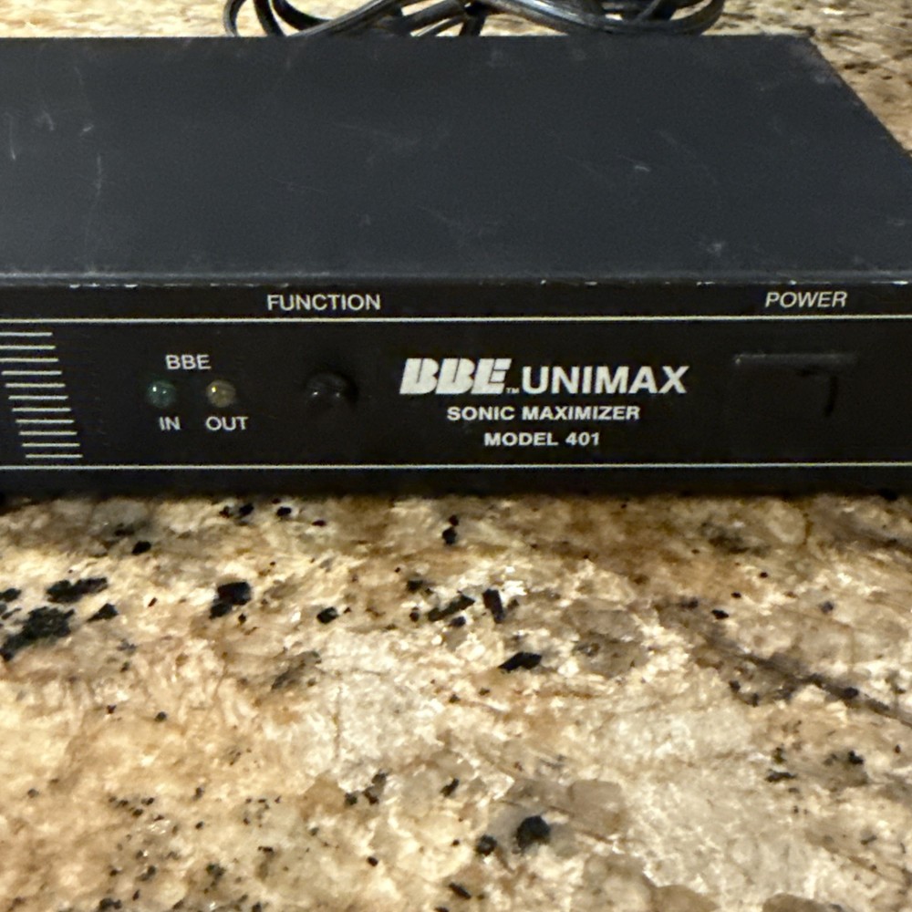Rare BBE Unimax SONIC MAXIMIZER Model 401