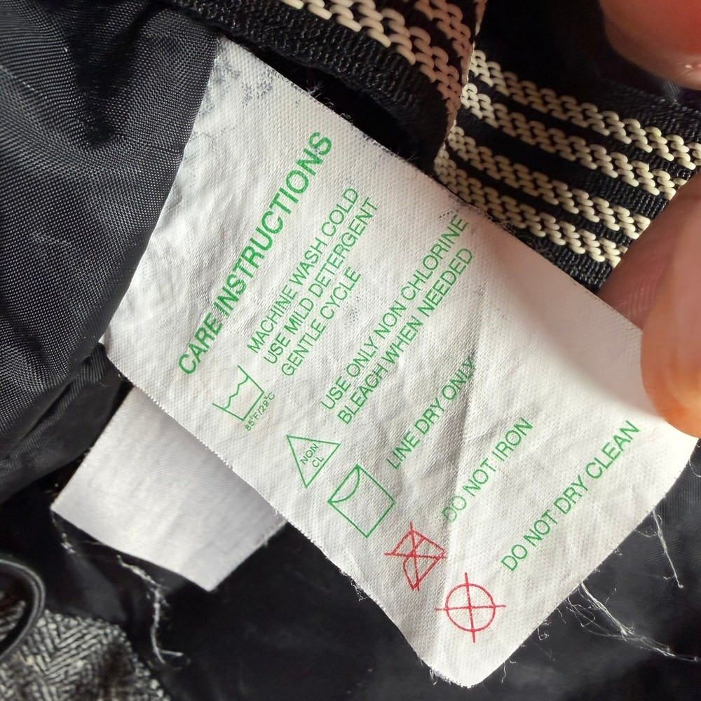 Obermeyer Ripper Ski Jacket Grey Herringbone Corduroy Patchwork 16J Gorpcore