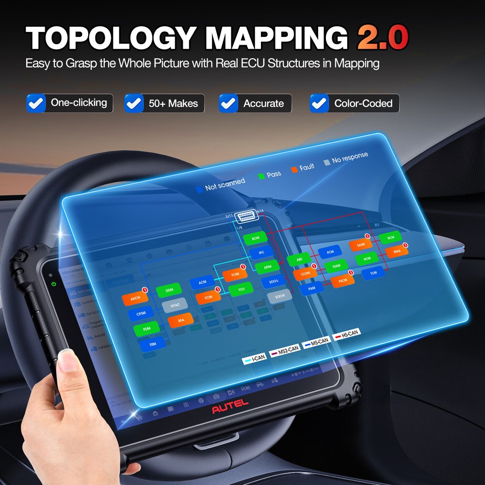 2025 Autel MaxiSys ULTRA Lite MS919 Diagnostic Scanner Advanced VCMI Programming