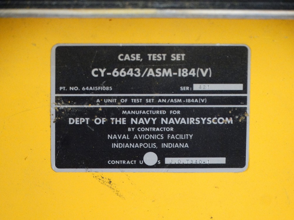 US Navy AN/ASM-184B(V) Aircraft Weapon Control Test Set