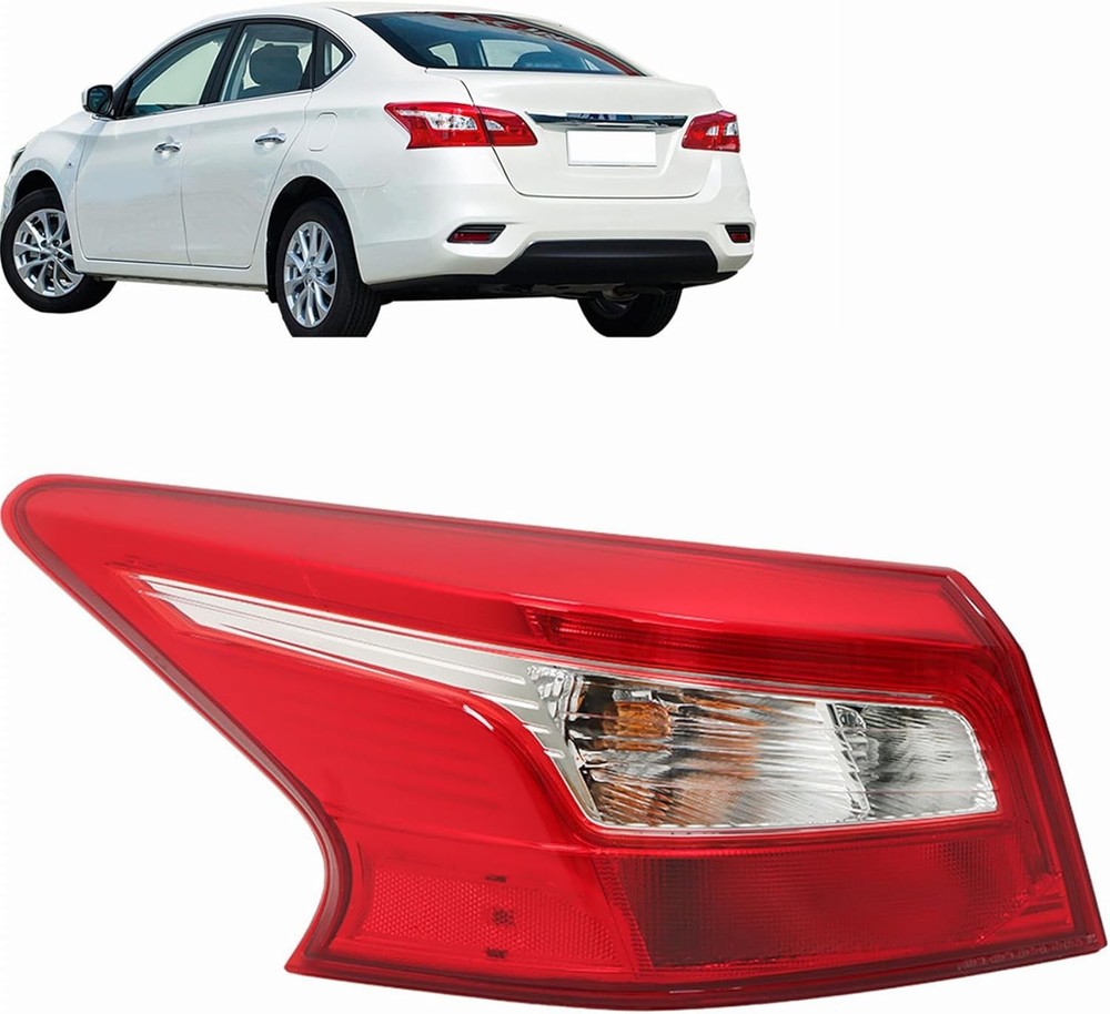 Car Rear Outer Tail Lights Assembly Replacement for Sentra 2016 Left Side