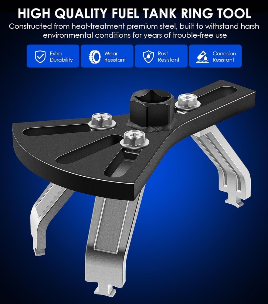 Adjustable Fuel Tank Lock Ring Tool Kit Universal Fuel Pump Ring Removal Tool