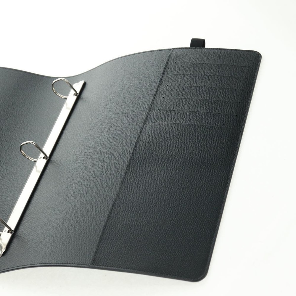 LOUIS VUITTON Multicolor Binder Black LV Auth BA10558SM