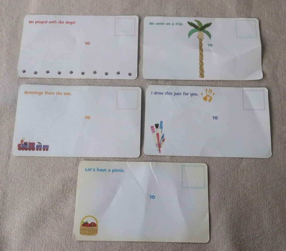 Cranium Bloom Let's Play Stamp & Mail Activity Set- Mailbox W/ Mail Pre-owned
