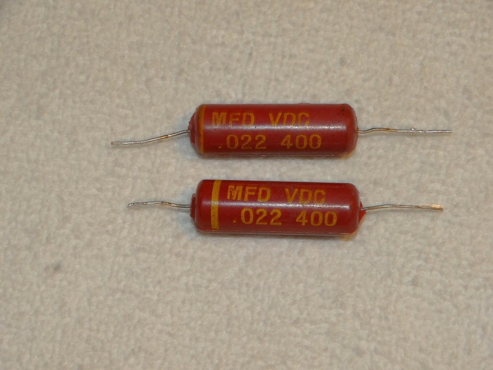2 - Pyramid "Red" Capacitor Pulls .022 400v (2 offers Available)