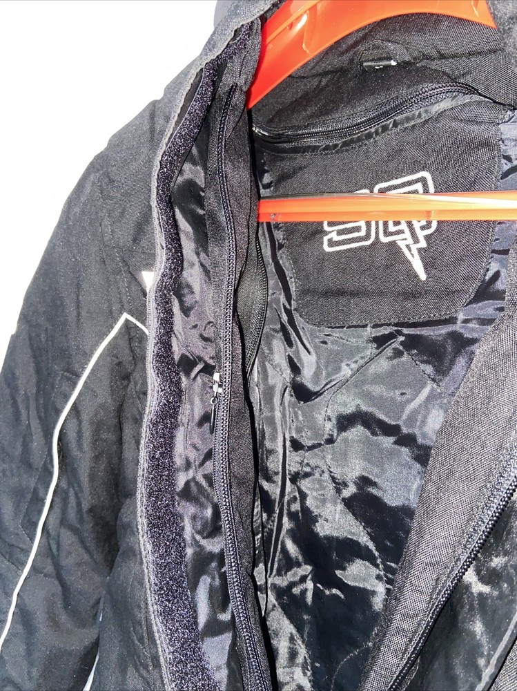 SQ Motorcycle Jacket Black Mens UKM