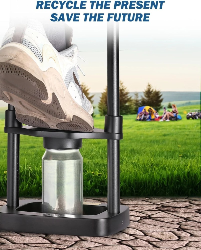 Eco-Friendly Foot Pedal Can Crusher