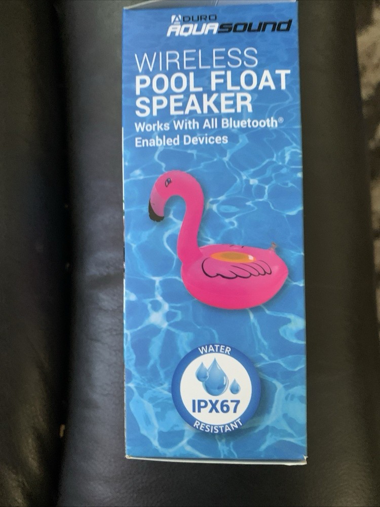 Wireless Pool Float Speaker (Flamingo), Unopened Box