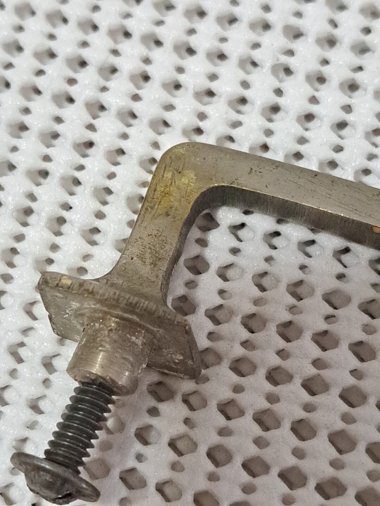Salvaged Cabinet Drawer Pulls Handles (Brass Brushed Nickle or Aluminum) Pull