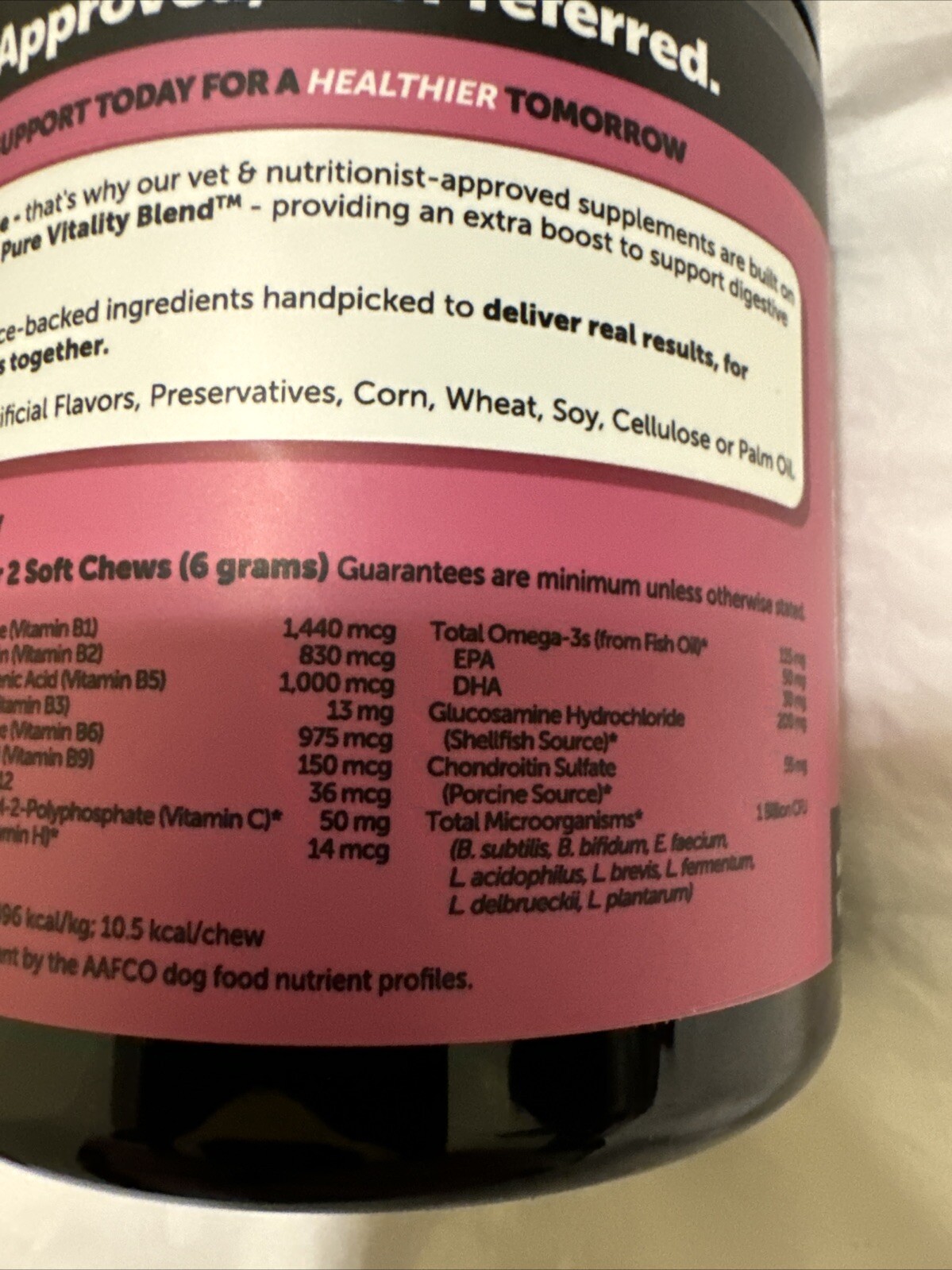 Pet Honesty Multivitamin 10-in-1 Chicken Flavor Supplement for Dog - 60ct