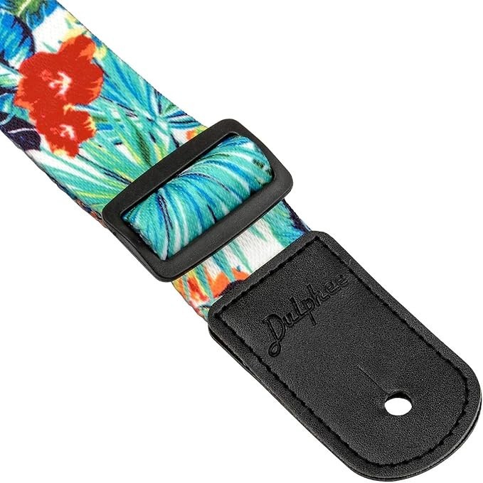 Dulphee Ukulele Strap Hawaiian Style Adjustable Uke Shoulder Strap New