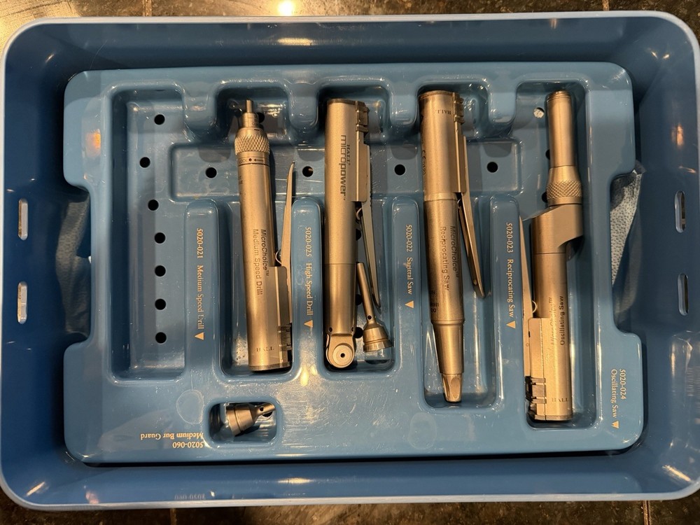 Hall/MicroChoice Fixation Drill 5020-027 w Attachments Saw ,Drill, Cable SET