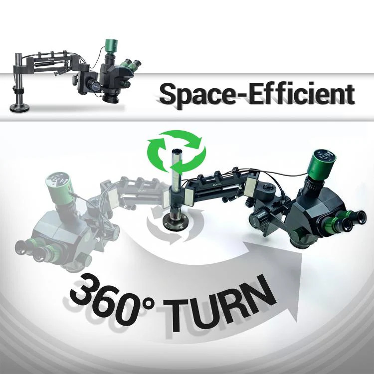 2UUL MS71 Adjustable Damping Microscope Boom Arm Stand