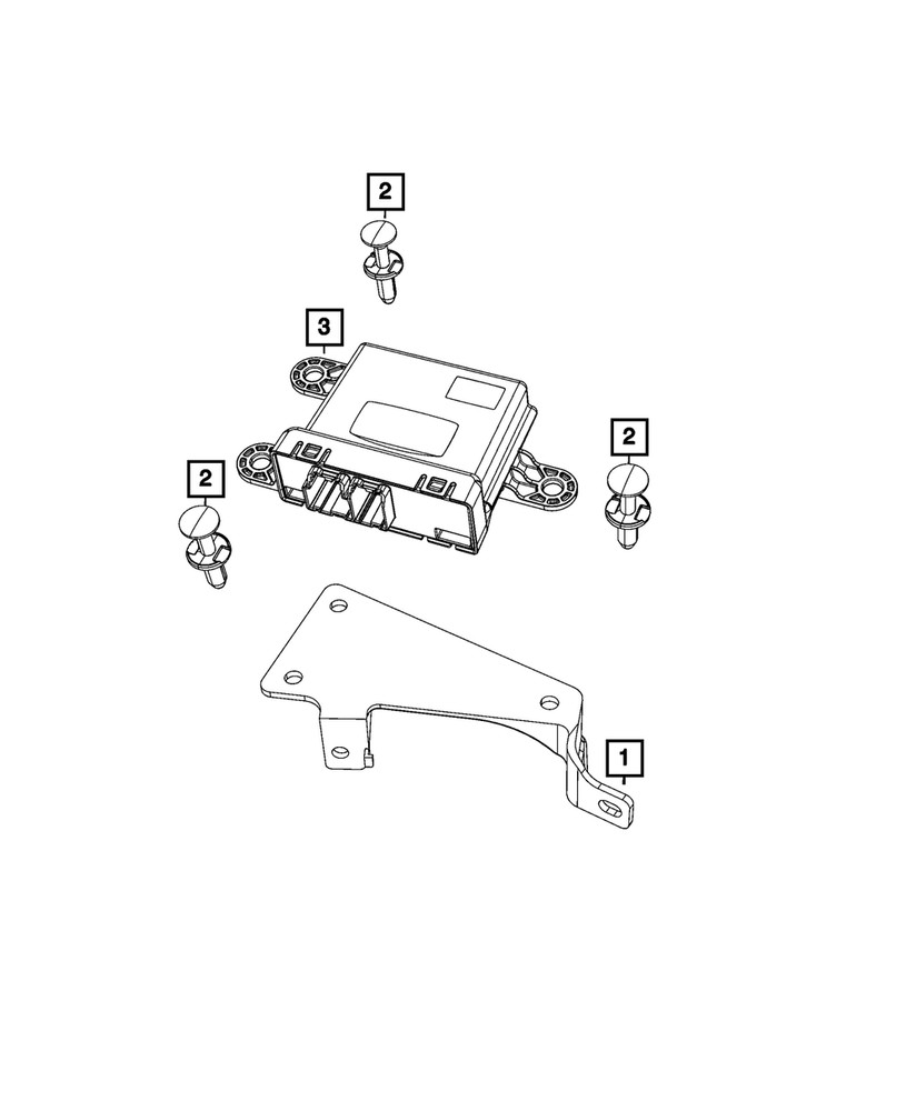 Genuine Mopar Gateway Module 68509331AB