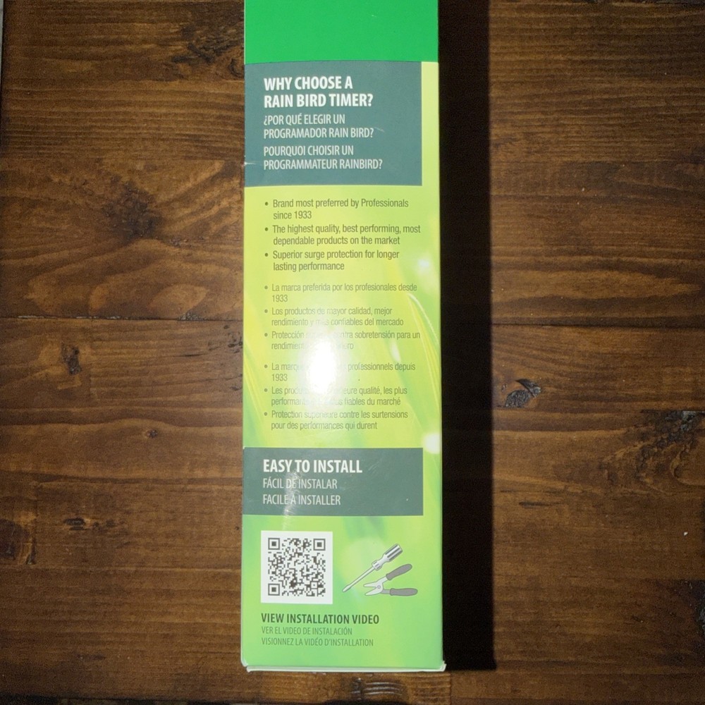 Rain Bird SST400IN Indoor Sprinkler Timer 4-Zone Controller New Easy Set Model