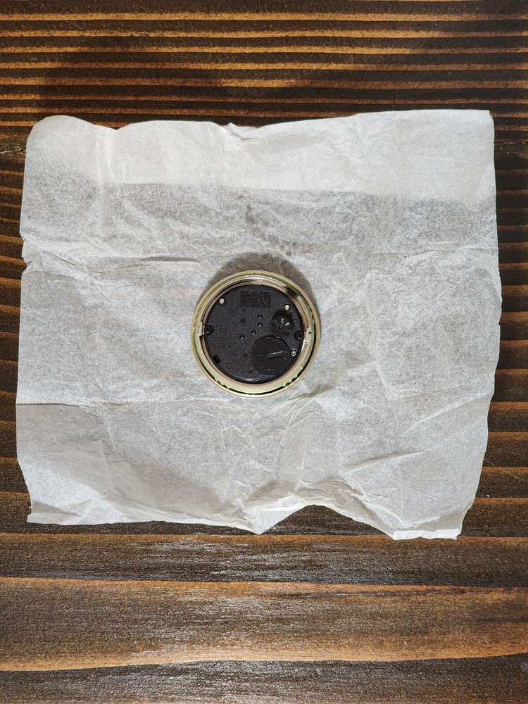 Mini Clock Insert 1 5/8inch 41mm Round Miniature Clock White Silver.