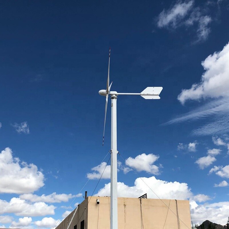 5000W Wind Turbine Generator Kit Wind Power & Off Grid Hybrid Charge Controller