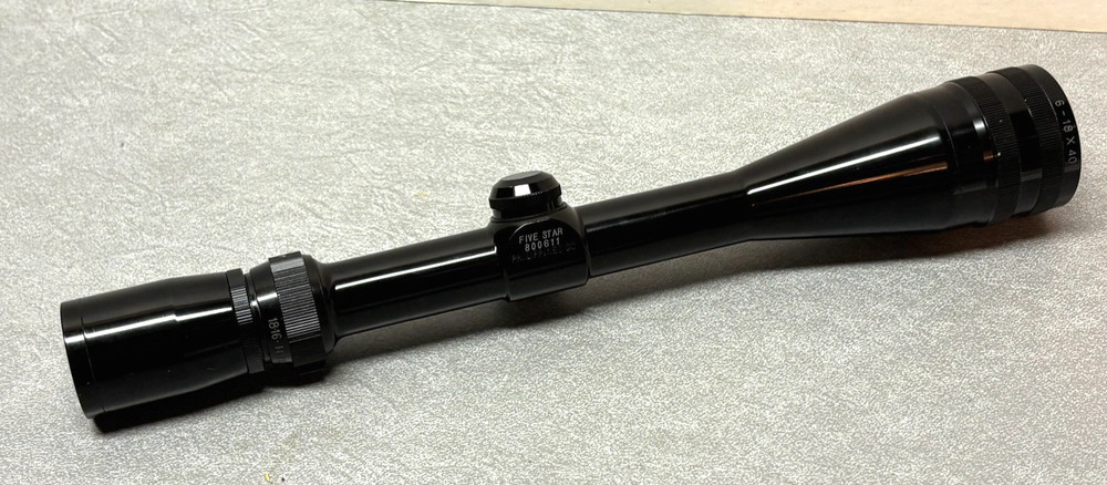 REDFIELD Five Star 6-18x Duplex Reticle A/O Rifle Scope
