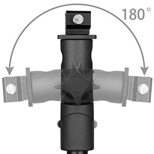 Camera Flash Speedlite Mount, ChromLives Professional Swivel Stand Light
