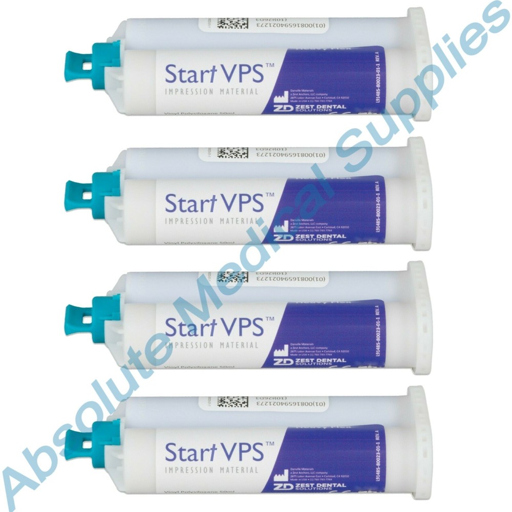 *4-Pack* Start VPS Impression Material Regular Set 50mL Cartridges 80007-01