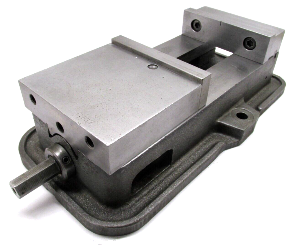 KURT ANGLOCK 6" MILLING MACHINE VISE w/ JAWS & HANDLE - #D60