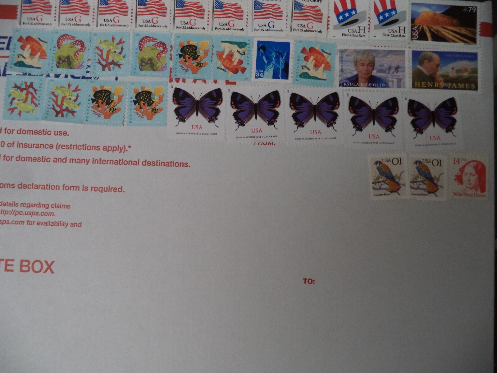 100 GENUINE FOREVER $73 US POSTAGE STAMPS NOT USED AS INTENDED PURPOSE ON PAPER