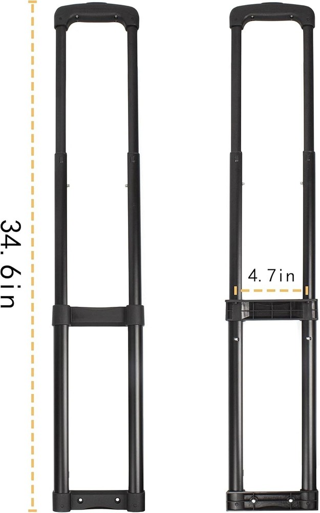 Durable Telescoping Handle for Igloo Ice Cube & Latitude Coolers - Iron Black